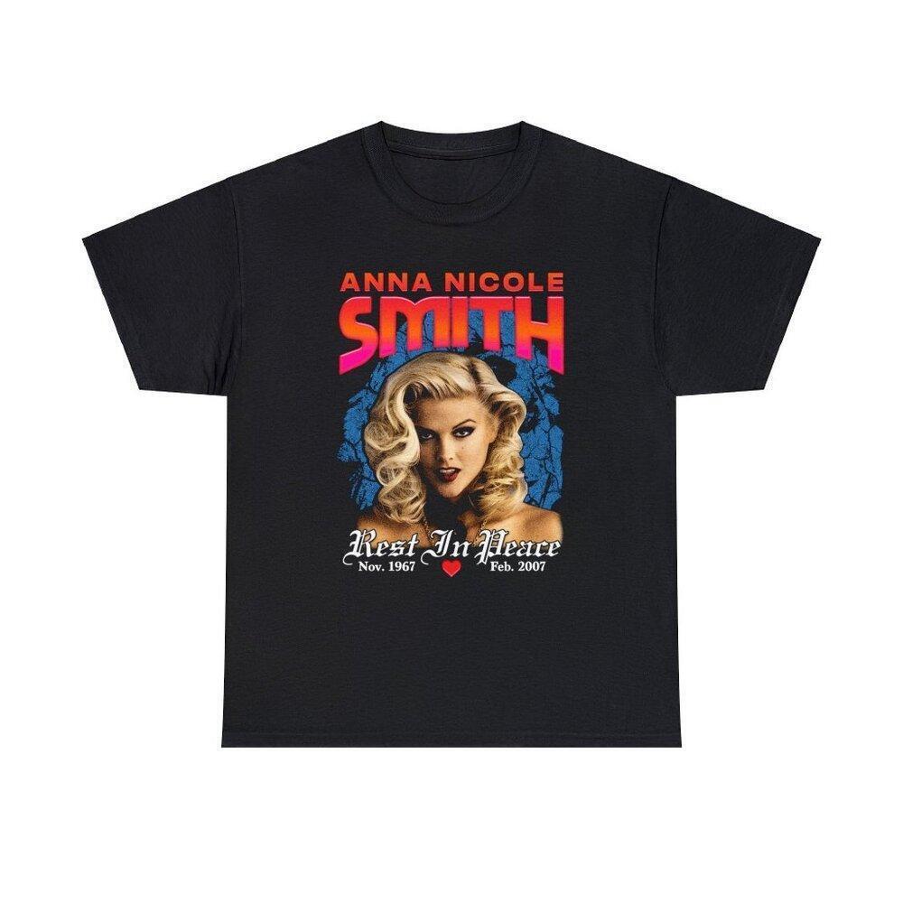 Anna Nicole Smith Rest In Peace Celebrity Tribute Retro Graphic Fan T Shirt 24